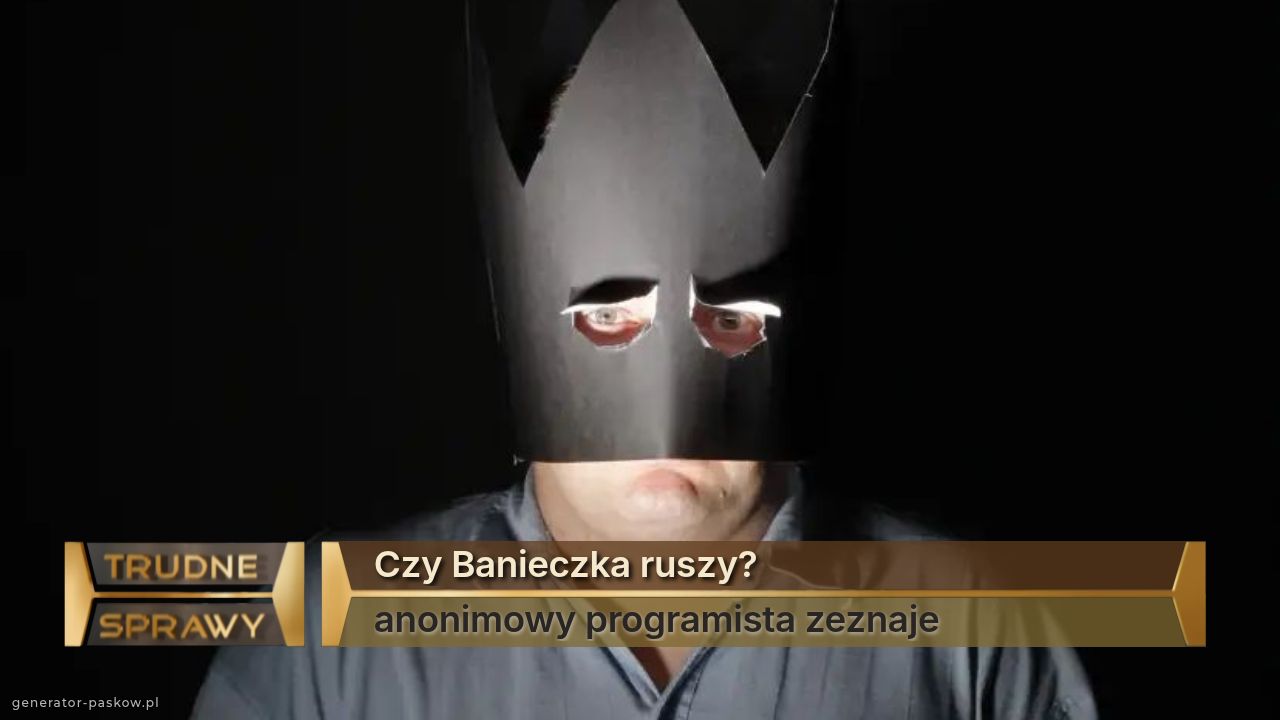 Czy Banieczka ruszy?
anonimowy programista zeznaje