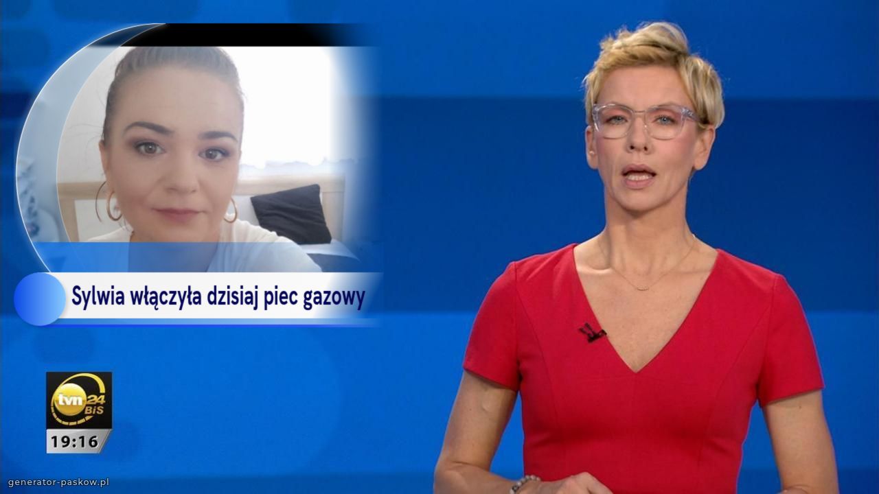 Sylwia włączyła dzisiaj piec gazowy
