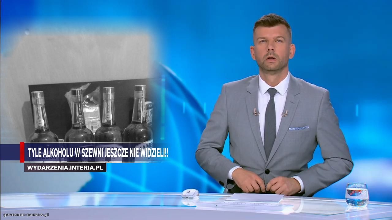 Tyle alkoholu w szewni jeszcze nie widzieli!!