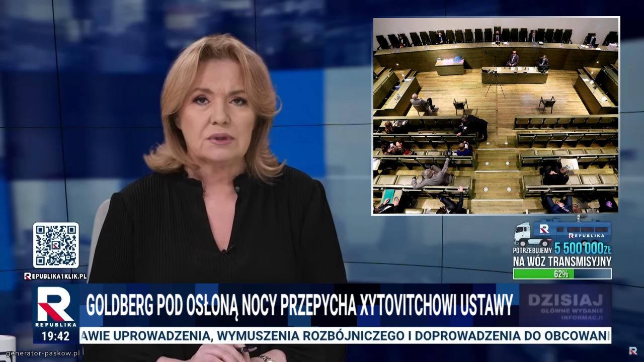 GOLDBERG POD OSŁONĄ NOCY PRZEPYCHA XYTOVITCHOWI USTAWY