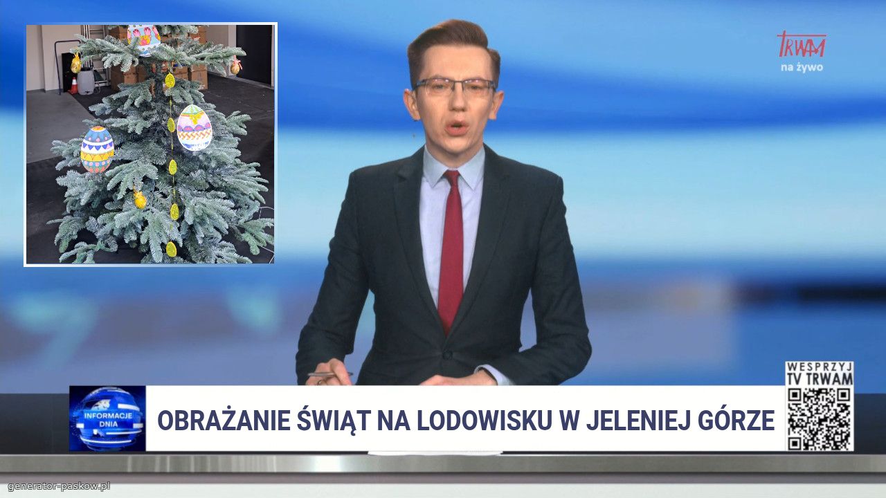Obrażanie świąt na lodowisku w jeleniej górze