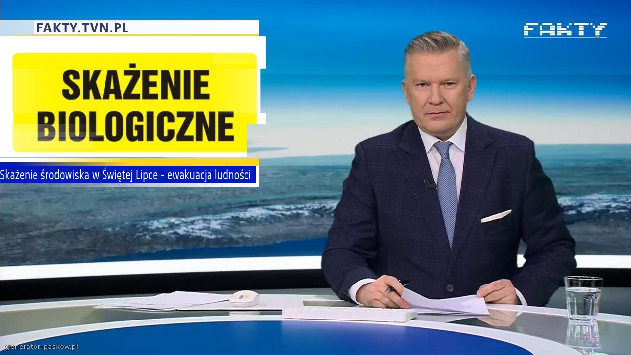 Skażenie środowiska w Świętej Lipce - ewakuacja ludności
