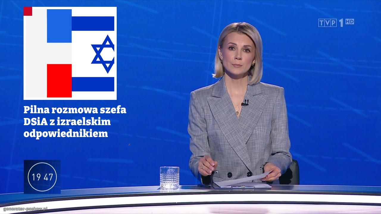 Pilna rozmowa szefa DSiA z izraelskim odpowiednikiem