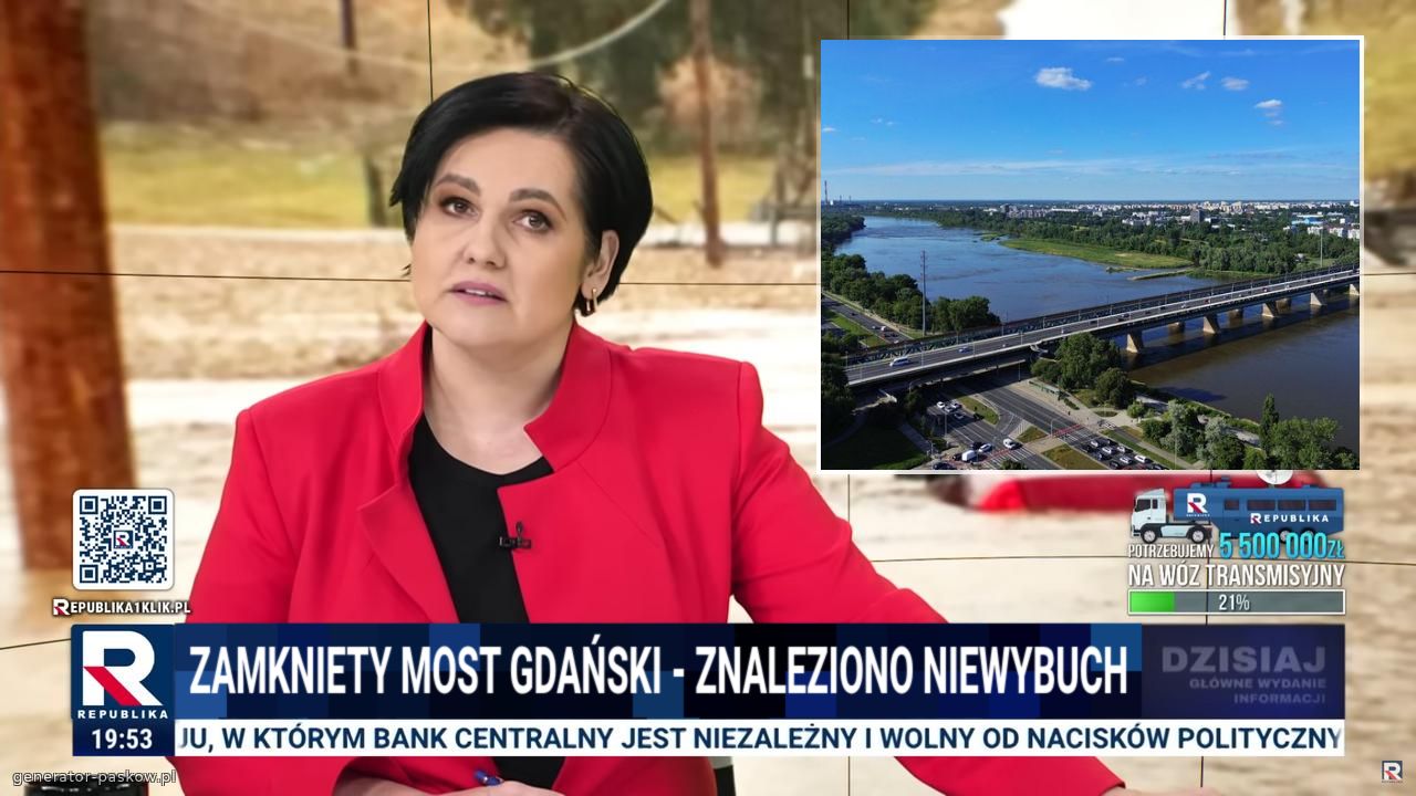 zamkniety most gdański - znaleziono niewybuch