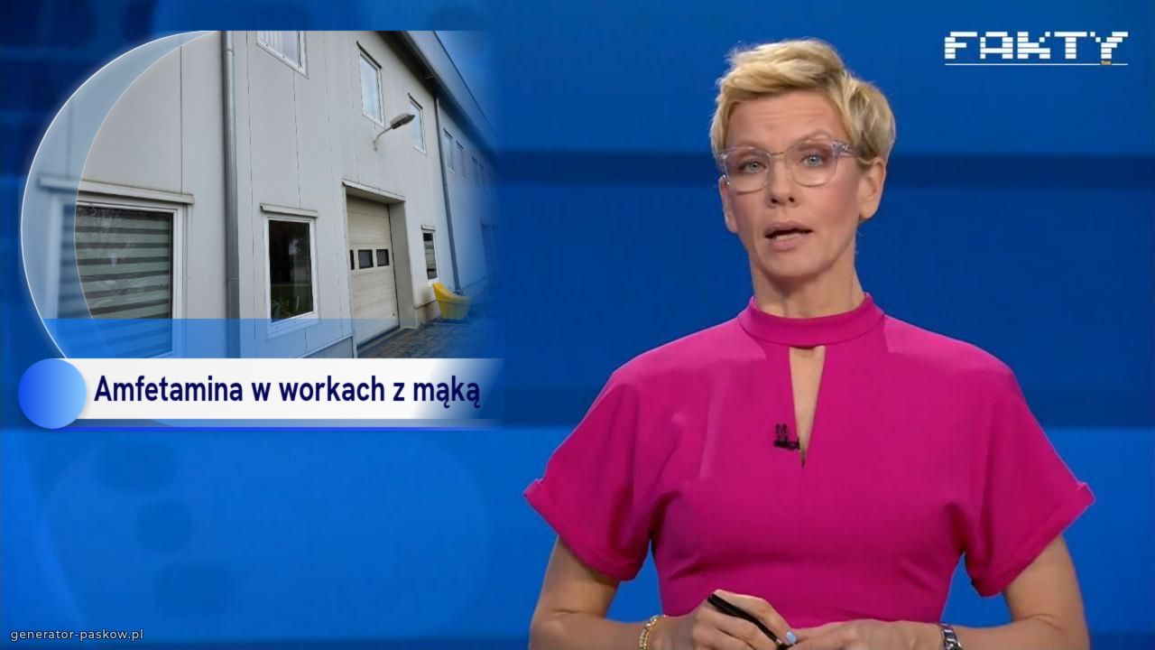 Amfetamina w workach z mąką