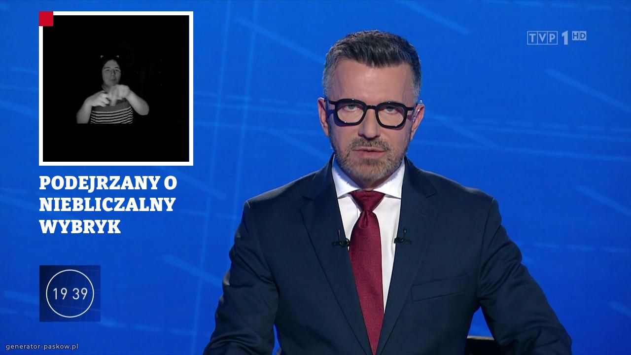PODEJRZANY O NIEBLICZALNY WYBRYK