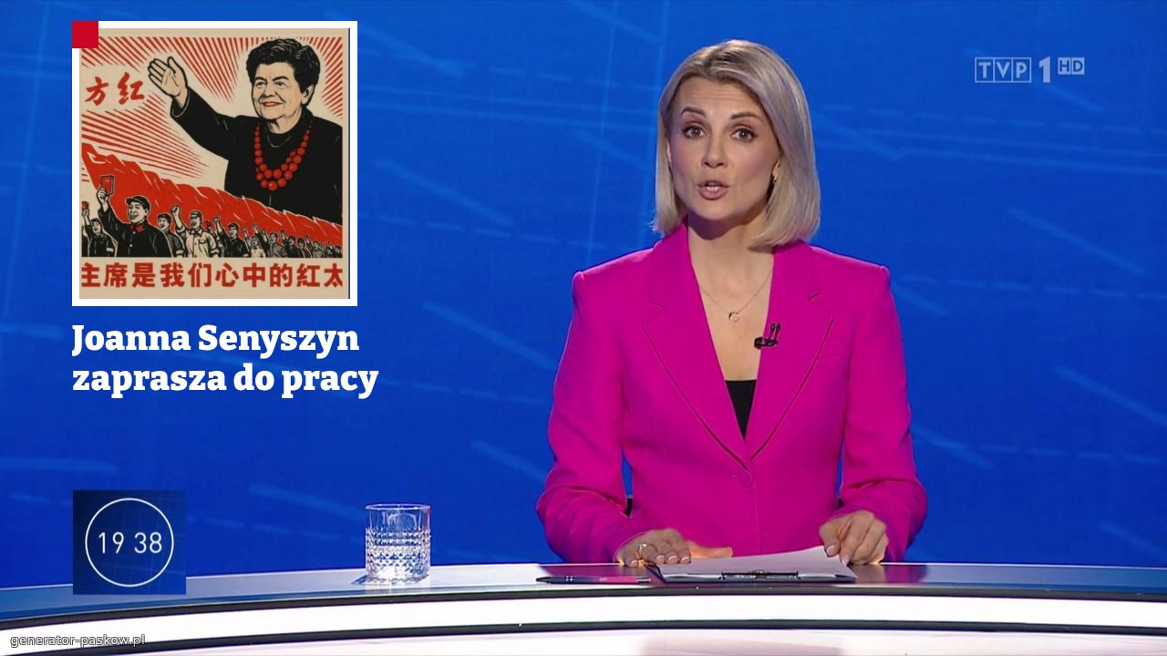 Joanna Senyszyn zaprasza do pracy 
