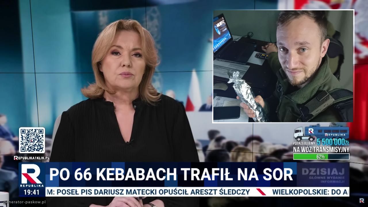 Po 66 kebabach trafił na sor