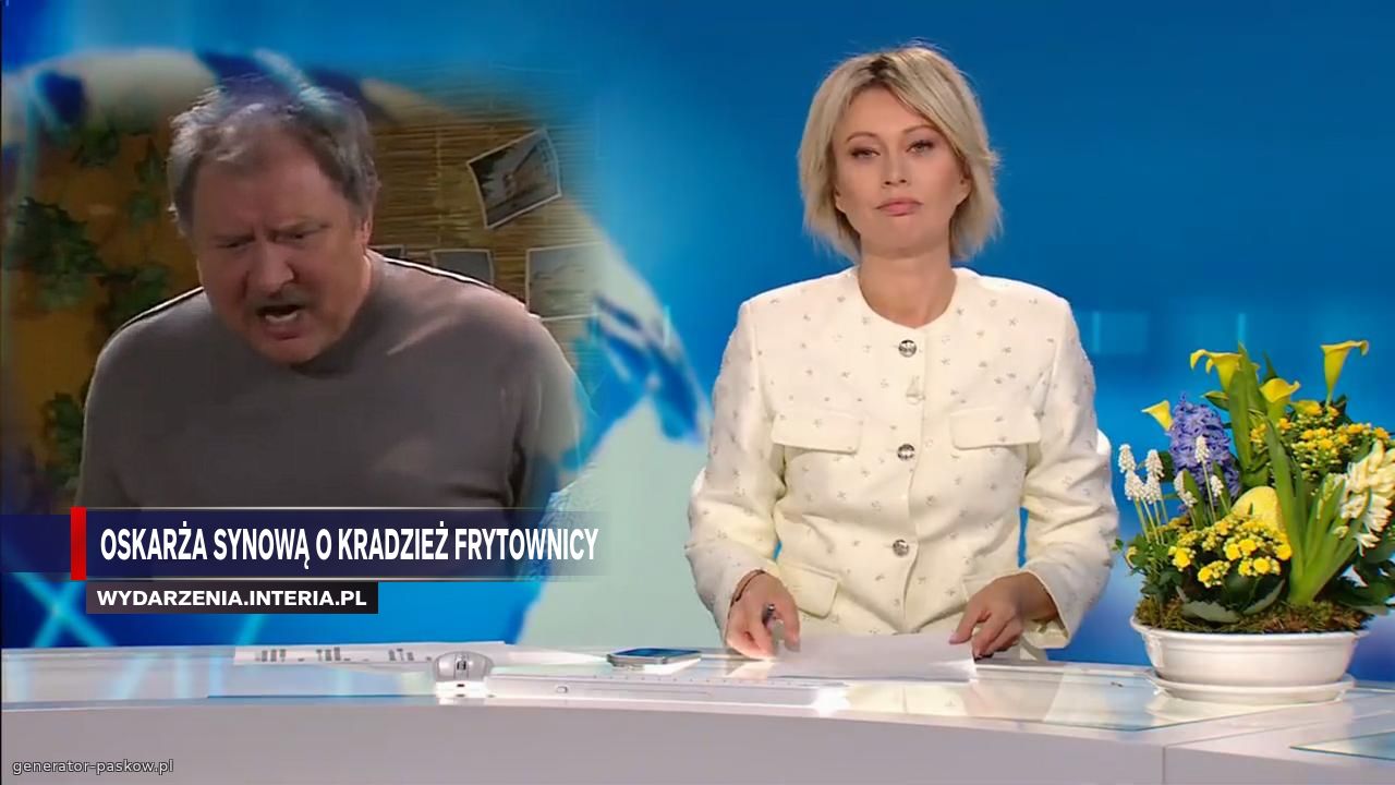 Oskarża synową o kradzież frytownicy