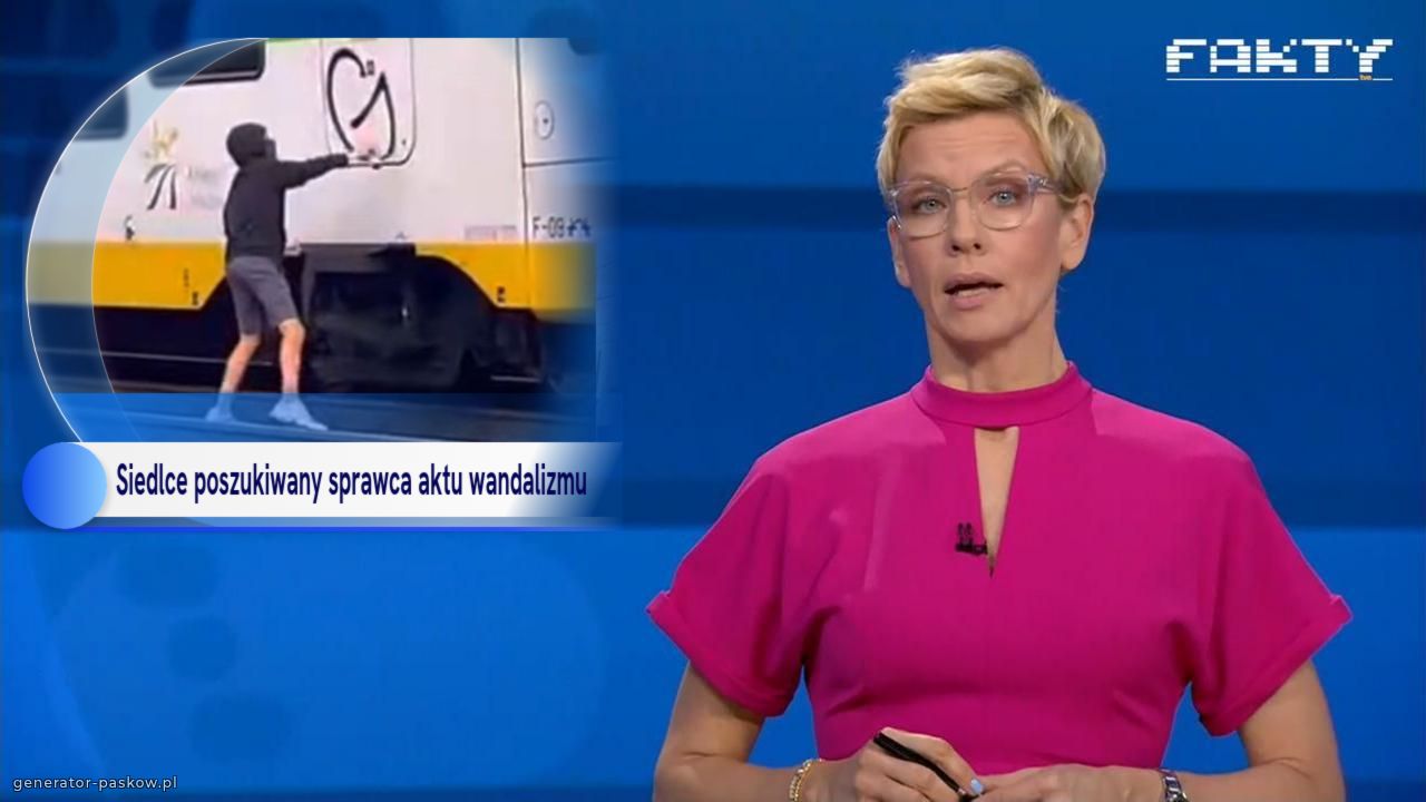 Siedlce poszukiwany sprawca aktu wandalizmu 