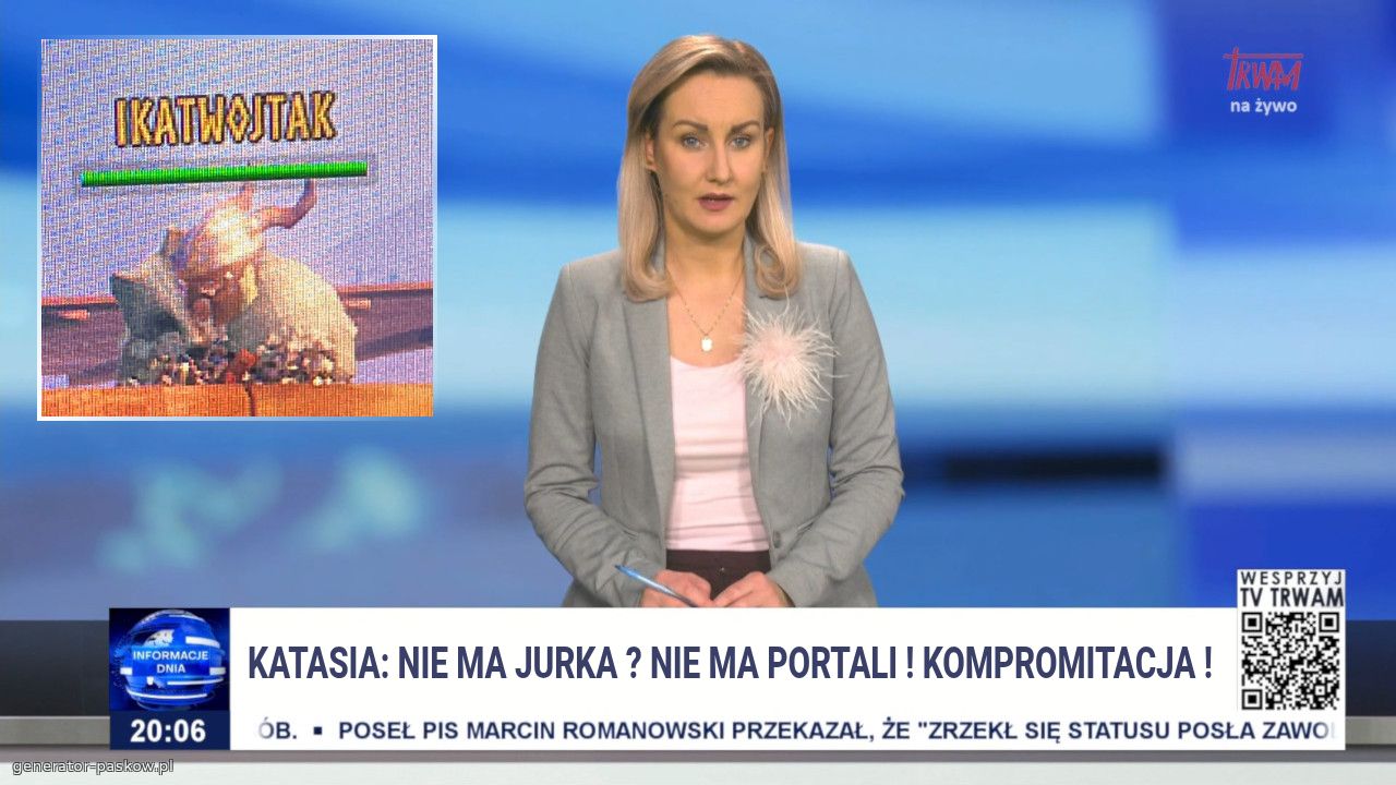 Katasia: Nie ma jurka ? Nie ma portali ! Kompromitacja ! 