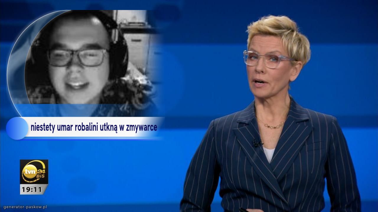 niestety umar robalini utkną w zmywarce