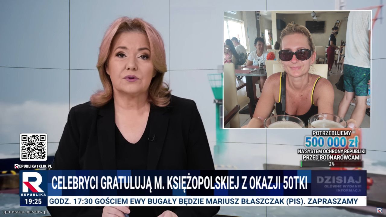 celebryci gratulują M. księżopolskiej z okazji 50tki