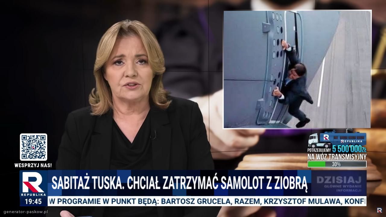 Sabitaż tuska. chciał zatrzymać samolot z ziobrą