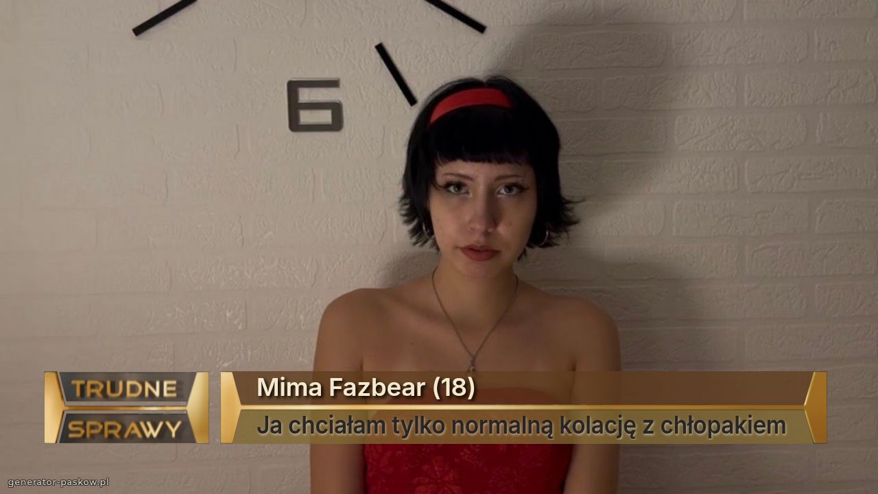 Mima Fazbear (18)
Ja chciałam tylko normalną kolację z chłopakiem 