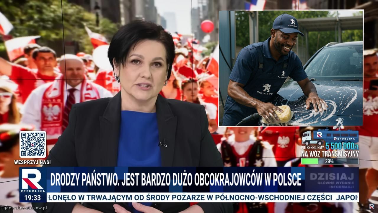 Drodzy państwo. Jest bardzo dużo obcokrajowców w polsce