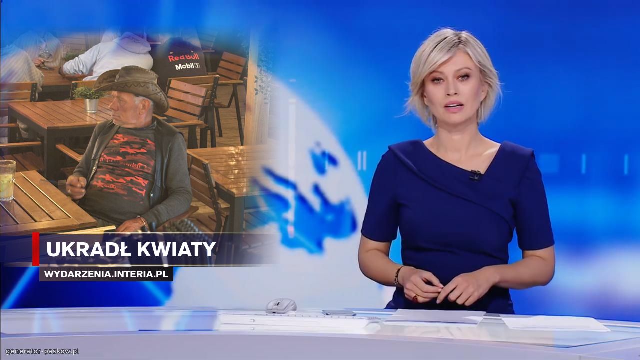 Ukradł kwiaty