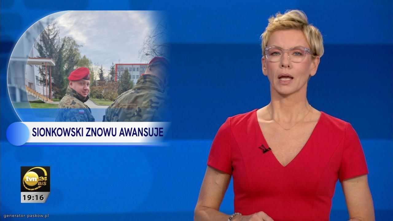 SIONKOWSKI ZNOWU AWANSUJE