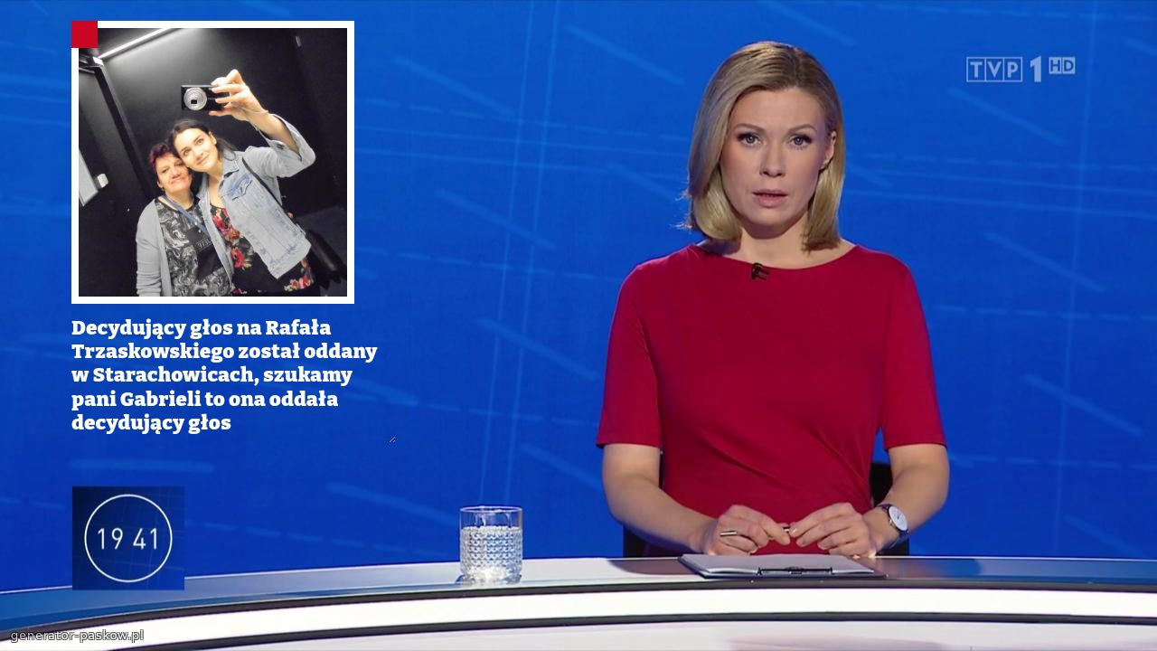 Decydujący głos na Rafała Trzaskowskiego został oddany w Starachowicach, szukamy pani Gabrieli to ona oddała decydujący głos 