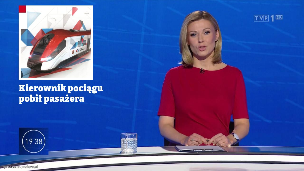 Kierownik pociągu pobił pasażera 