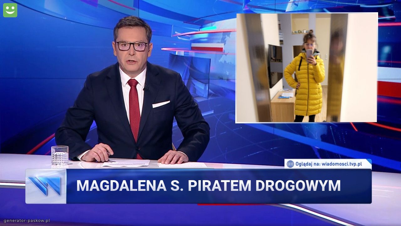 Magdalena S. Piratem drogowym