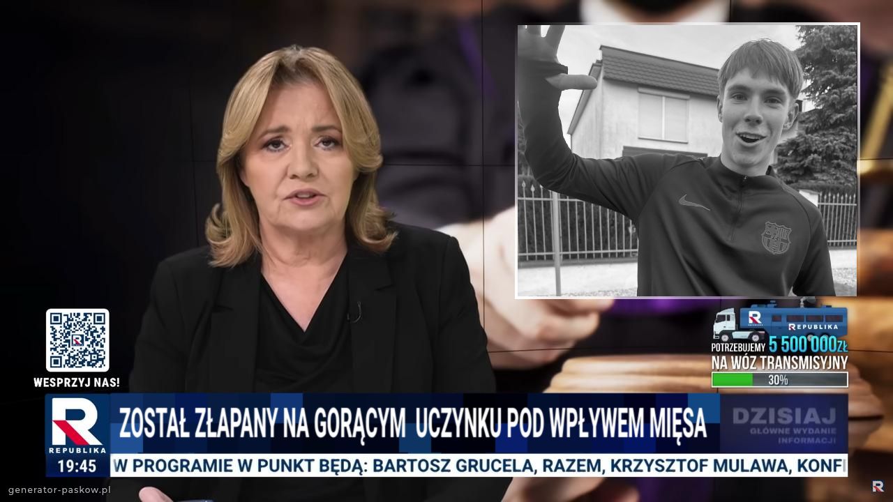 Został złapany na gorącym  uczynku pod wpływem mięsa 