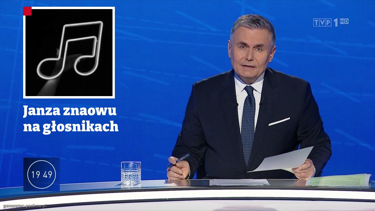 Janza znaowu na głosnikach