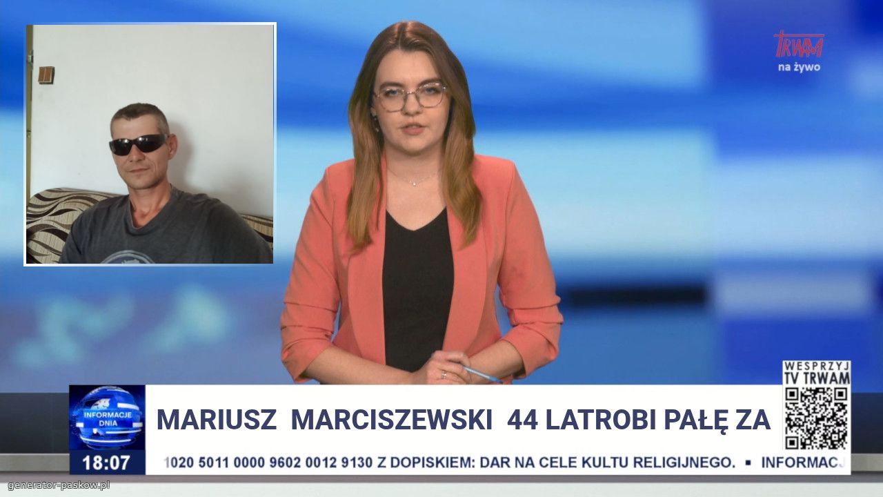 Mariusz  Marciszewski  44 lat
Robi pałę za biedronką