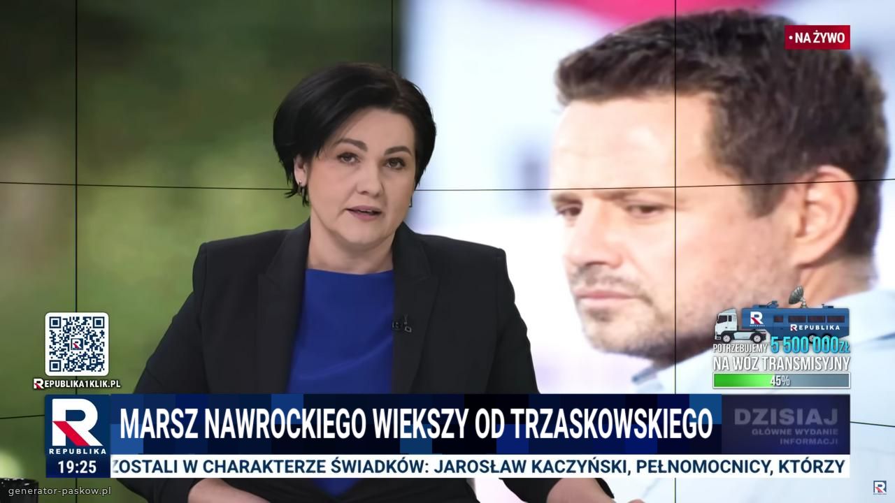 MARSZ NAWROCKIEGO WIEKSZY Od TRZASKOWSKIEGO