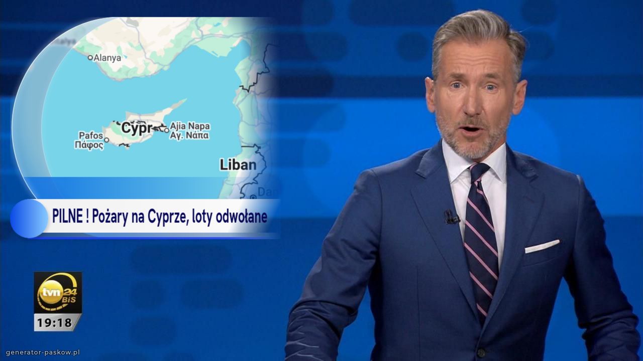 PILNE ! Pożary na Cyprze, loty odwołane
