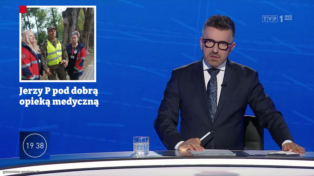 Jerzy P pod dobrą opieką medyczną 
