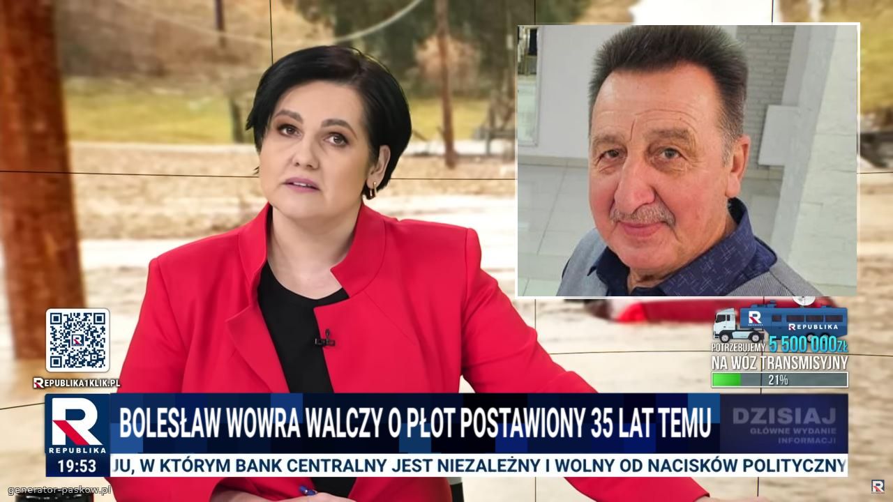 Bolesław Wowra walczy o płot postawiony 35 lat temu