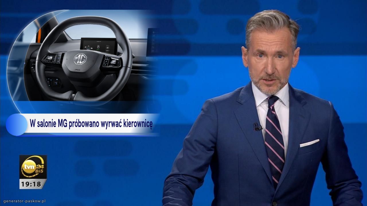 W salonie MG próbowano wyrwać kierownicę