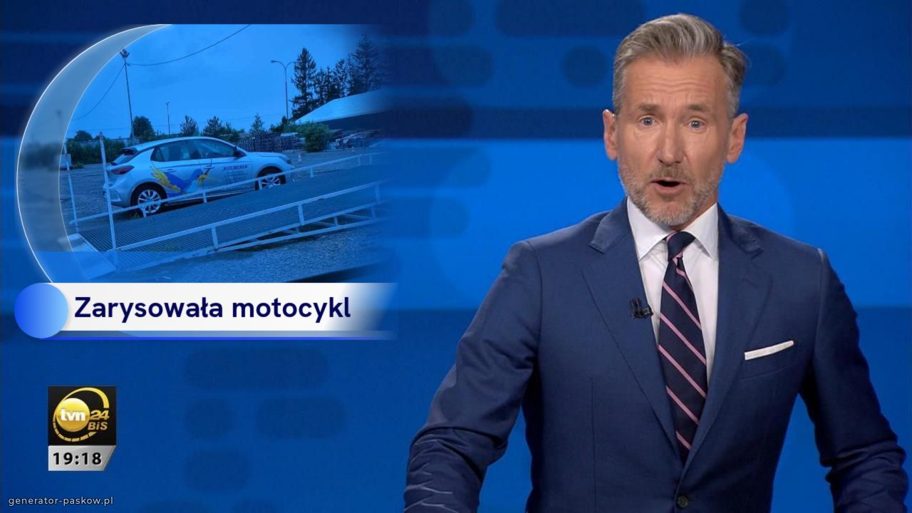 Zarysowała motocykl 
