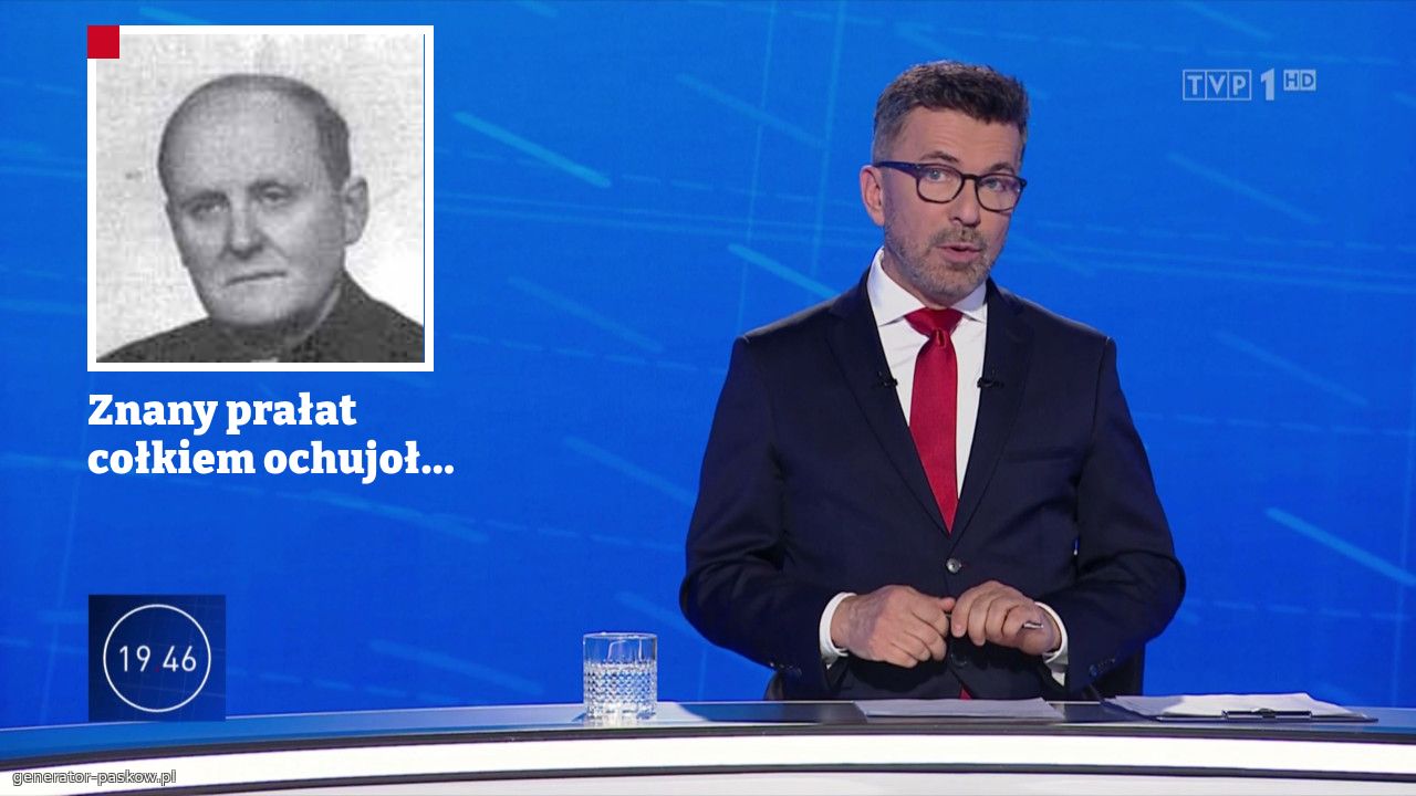 Znany prałat cołkiem ochujoł...