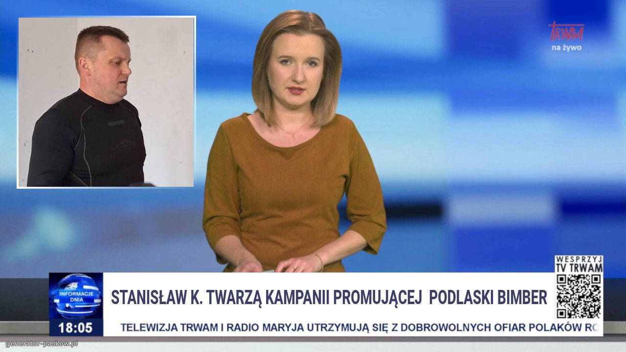 Stanisław K. Twarzą kampanii promującej  PODLASKI bimber