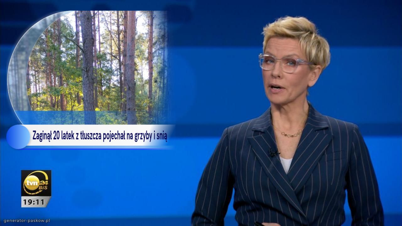 Zaginął 20 latek z tłuszcza pojechał na grzyby i snią