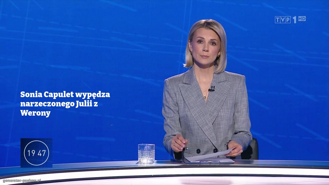 Sonia Capulet wypędza narzeczonego Julii z Werony