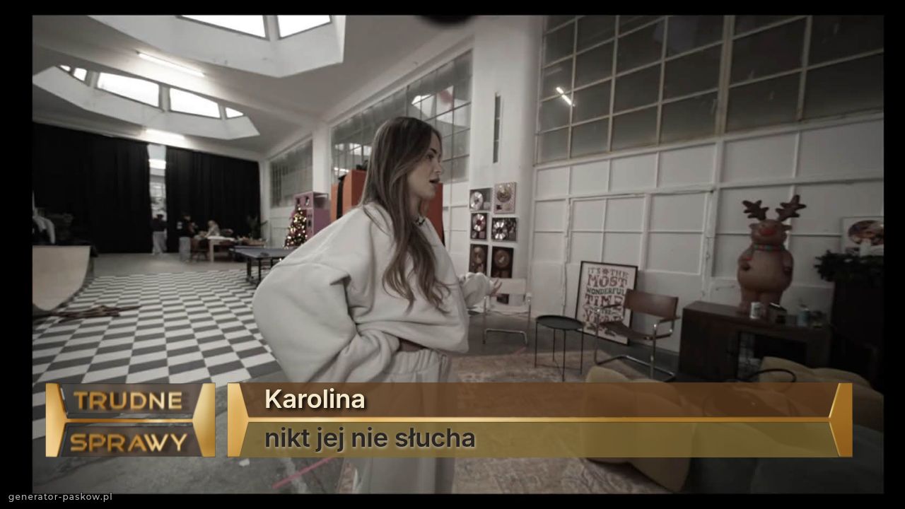 Karolina
nikt jej nie słucha