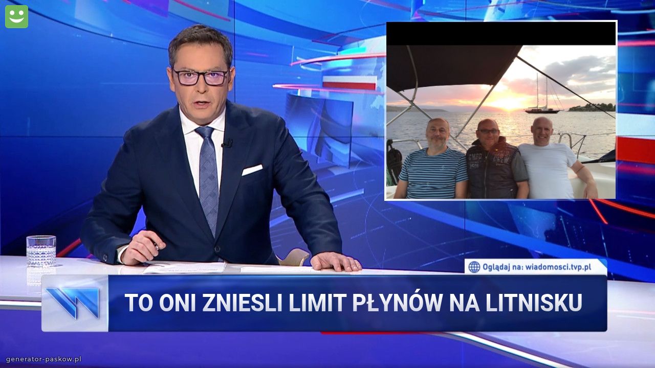 To oni zniesli limit płynów na litnisku