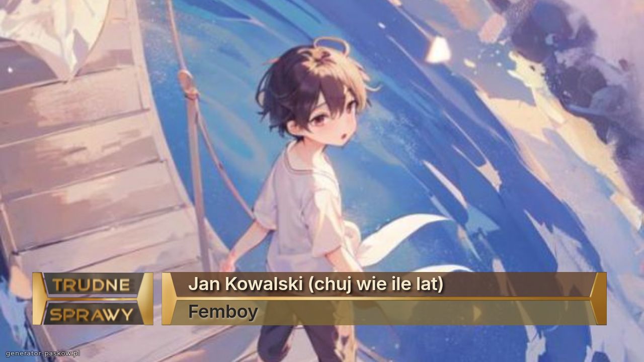 Jan Kowalski (chuj wie ile lat)
Femboy