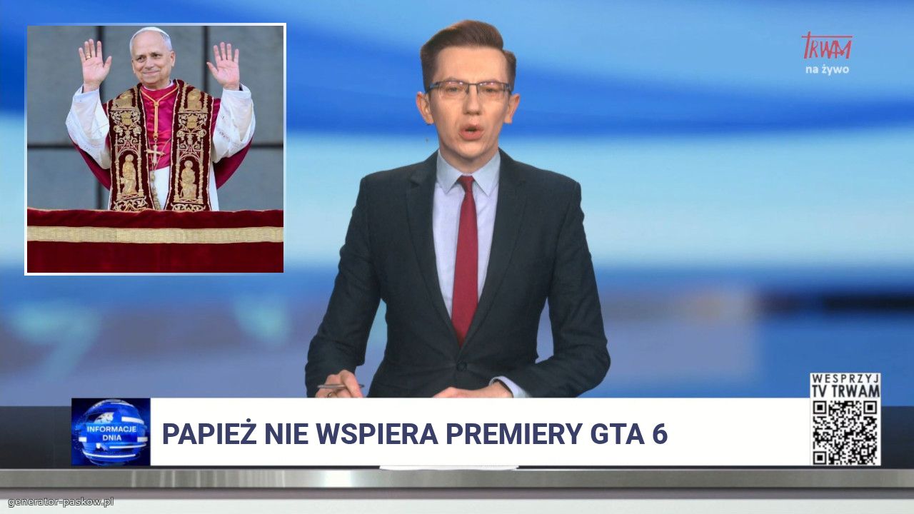 Papież nie wspiera premiery GTA 6