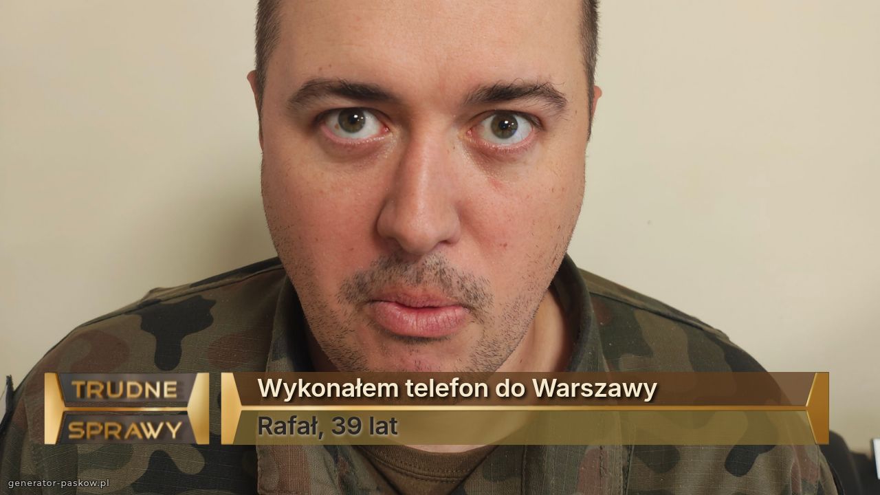 Wykonałem telefon do Warszawy
Rafał, 39 lat