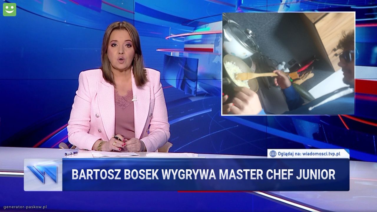 Bartosz bosek wygrywa master Chef junior