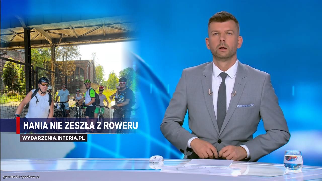 Hania nie zeszła z roweru