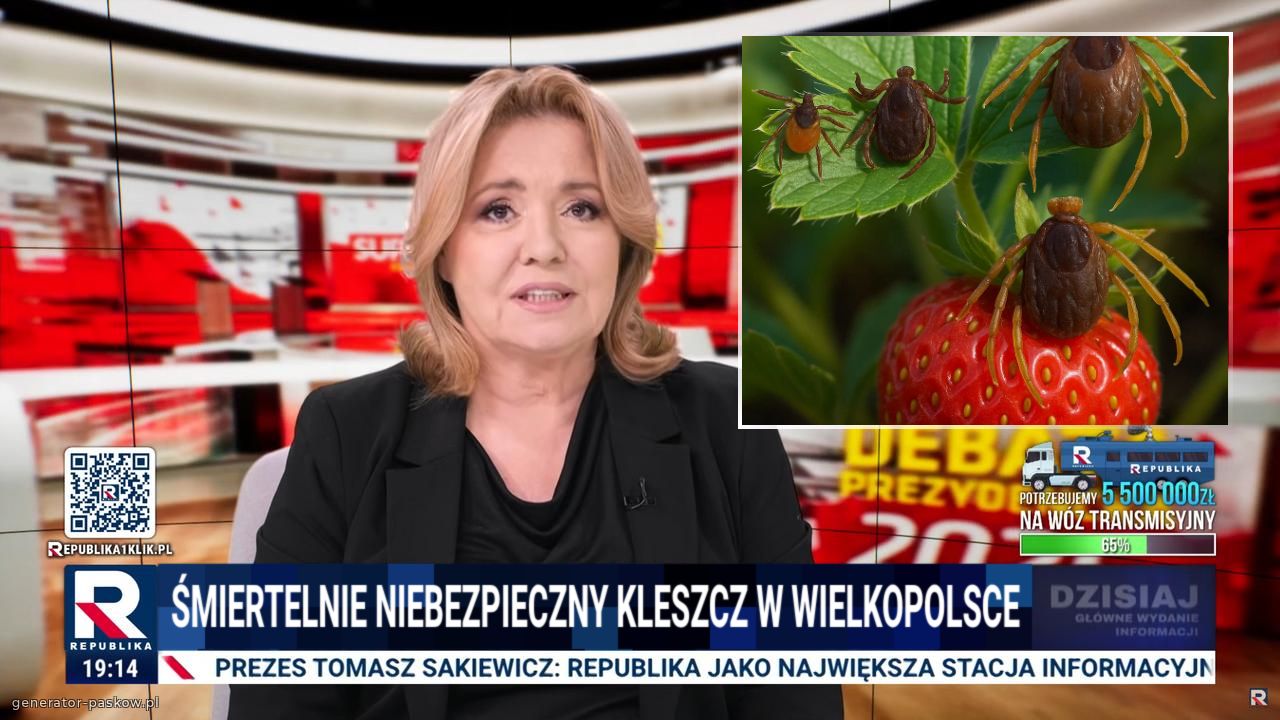 ŚMIERTELNIE NIEBEZPIECZNY KLESZCZ W WIELKOPOLSCE