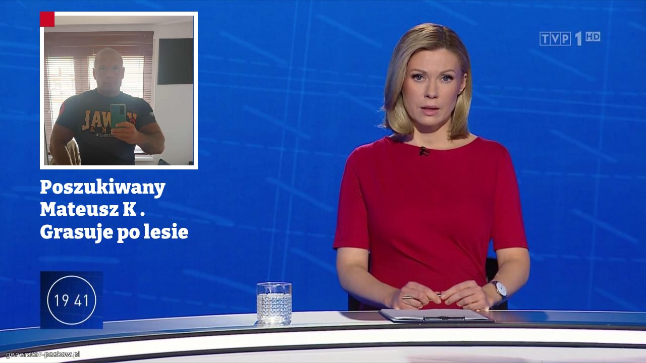 Poszukiwany Mateusz K . Grasuje po lesie