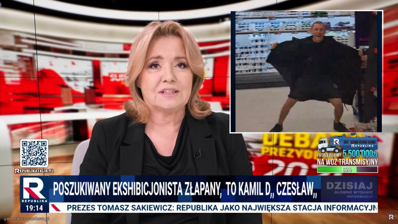 Poszukiwany ekshibicjonista złapany,  to Kamil d,, Czesław,,