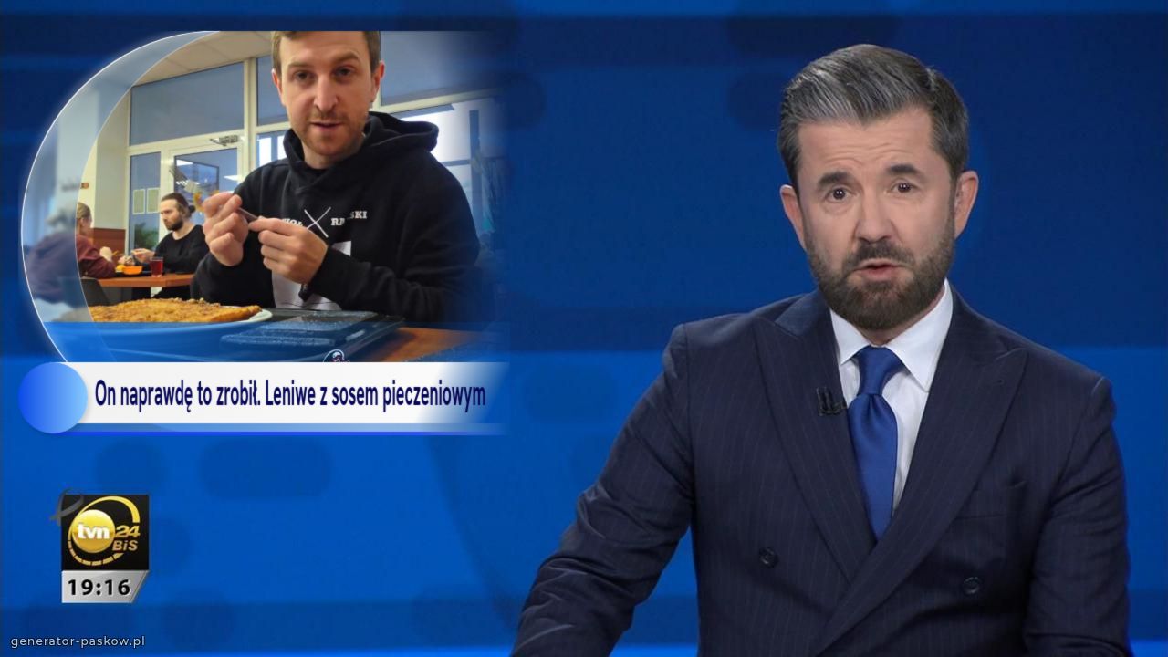 On naprawdę to zrobił. Leniwe z sosem pieczeniowym