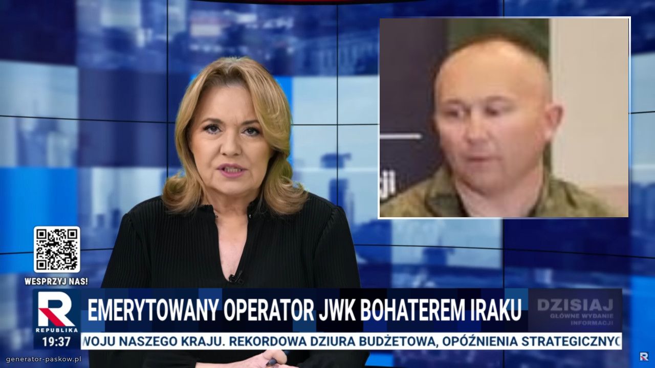 Emerytowany operator JWK bohaterem Iraku